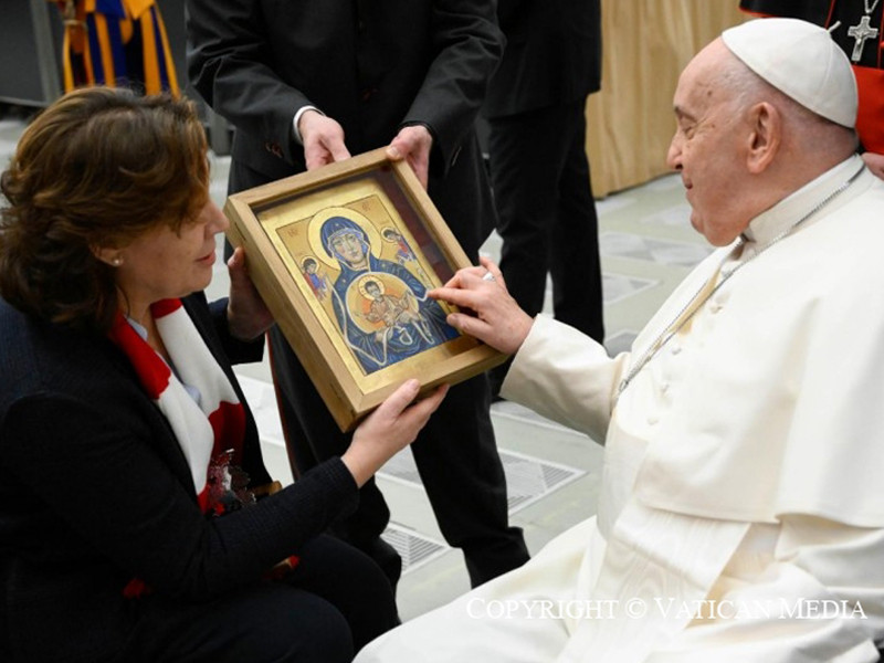 L'Istituto Restauro Roma incontra Papa Francesco