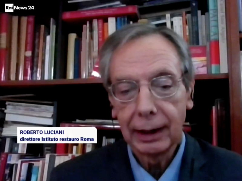 Crollo Torre dei Conti - Intervista RAI News 24 di Roberto Luciani