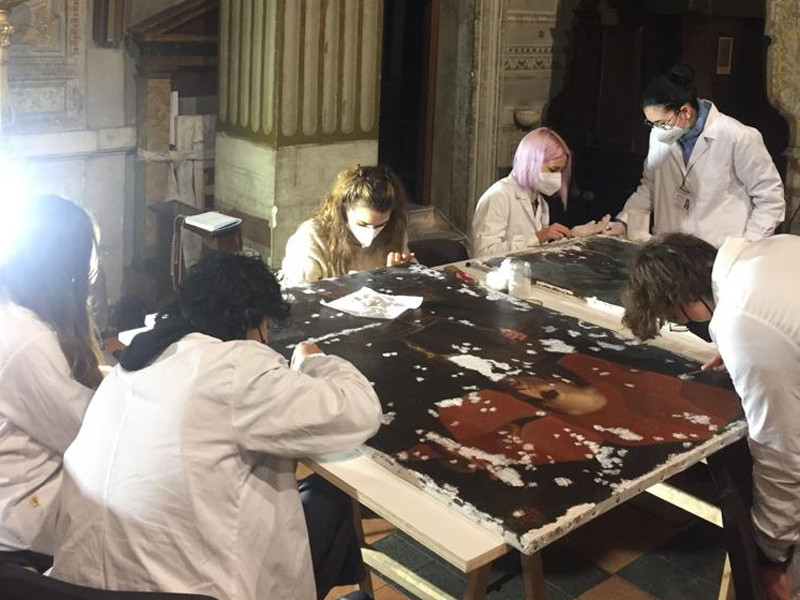 La Soprintendenza Speciale Archeologia, Belle Arti e Paesaggio di Roma ha rilasciato all’Istituto Restauro Roma l’autorizzazione per il restauro conservativo di diciannove dipinti su tela di età moderna (XVII–XIX secolo), provenienti dal Conve